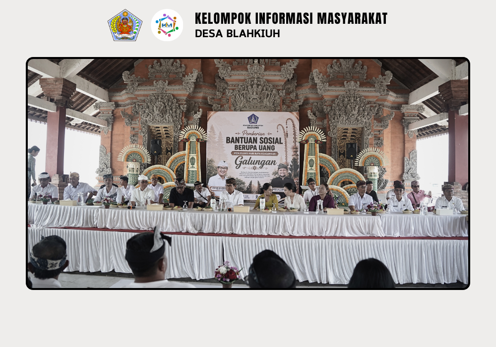 PENYERAHAN BANTUAN BUHR SECARA SIMBOLIS DI DESA BLAHKIUH - Image 3
