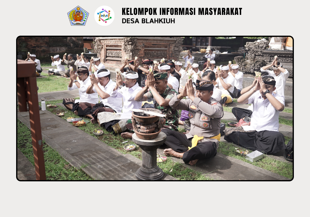 Sembahyang Bersama Sambut Pergantian Tahun 2025–2026 di Pura Luhur Giri Kusuma Desa Blahkiuh - Image 6