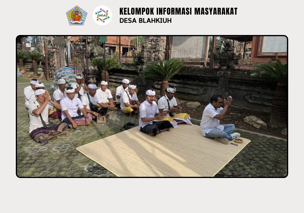 Sembahyang Bersama Peserta Orientasi Lapangan Satlinmas Desa Blahkiuh - Image 3