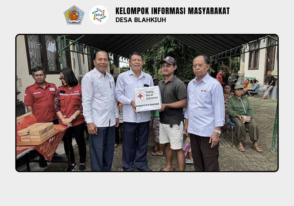 PMI Kabupaten Badung Salurkan Sembako untuk Disabilitas dan Yatim Piatu di Desa Blahkiuh - Image 6