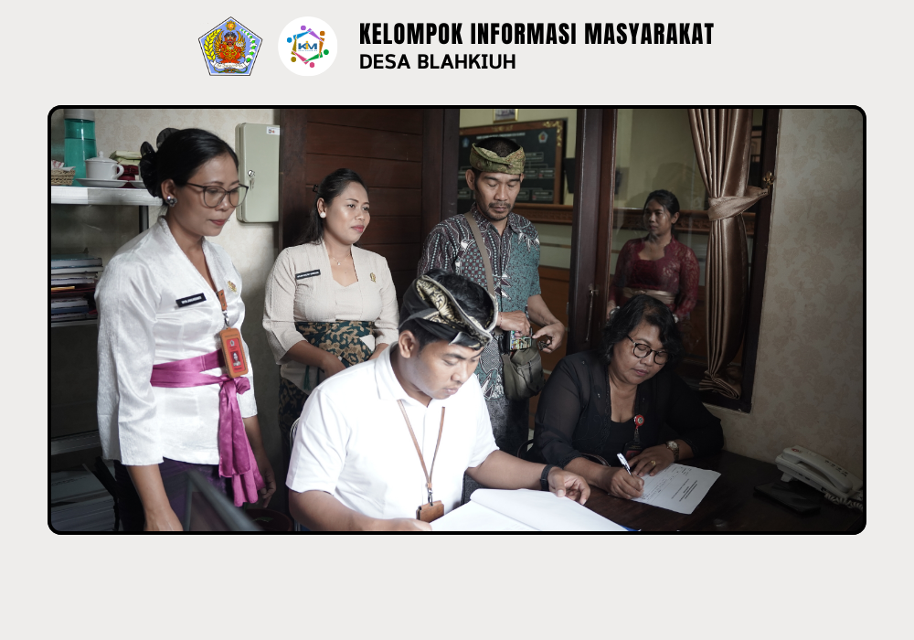 Pembinaan DPMD Kabupaten Badung di Kantor Perbekel Blahkiuh - Image 4
