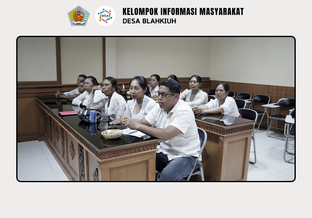 Rapat Koordinasi Persiapan Pengangkutan Sampah Gratis TPS 3R Kubon Ampas Sari Desa Blahkiuh - Image 3