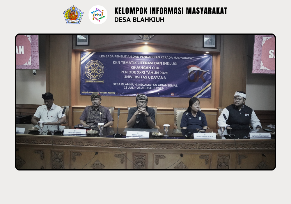 Pembukaan Kegiatan Kuliah Kerja Nyata (KKN) Universitas Udayana Periode XXXI Tahun 2025 di Desa Blahkiuh - Image 2