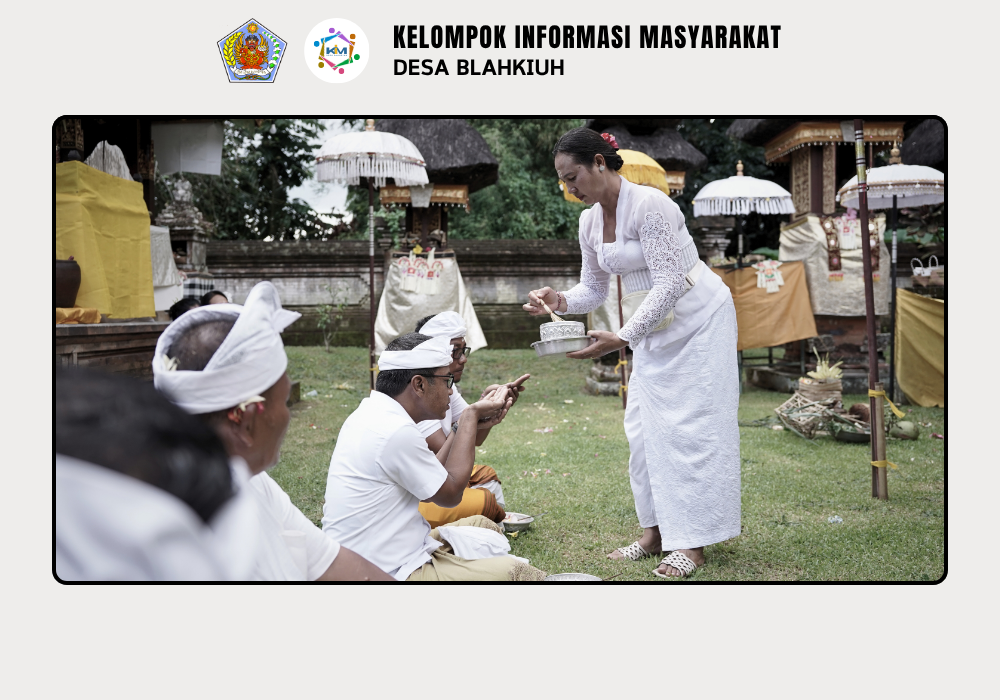 Kegiatan Serah Terima Upakara Piodalan di Pura Entap Sai, Banjar Benehkawan, Desa Blahkiuh - Image 8