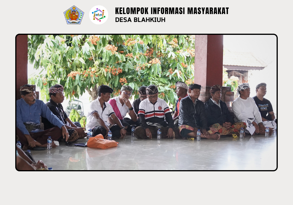 Parum Madya Desa Adat Blahkiuh Bahas Persiapan Upacara Pelebon Jero Mangku Pura Dalem Gede - Image 7