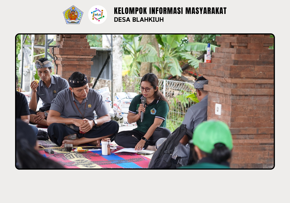 Rapat Evaluasi TPS 3R Kubon Ampas Sari Desa Blahkiuh - Image 3