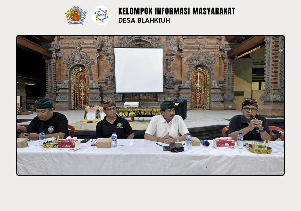 Acara Syukuran Sekaa Gong Wira Agra Kusuma di Banjar Kembangsari, Desa Blahkiuh