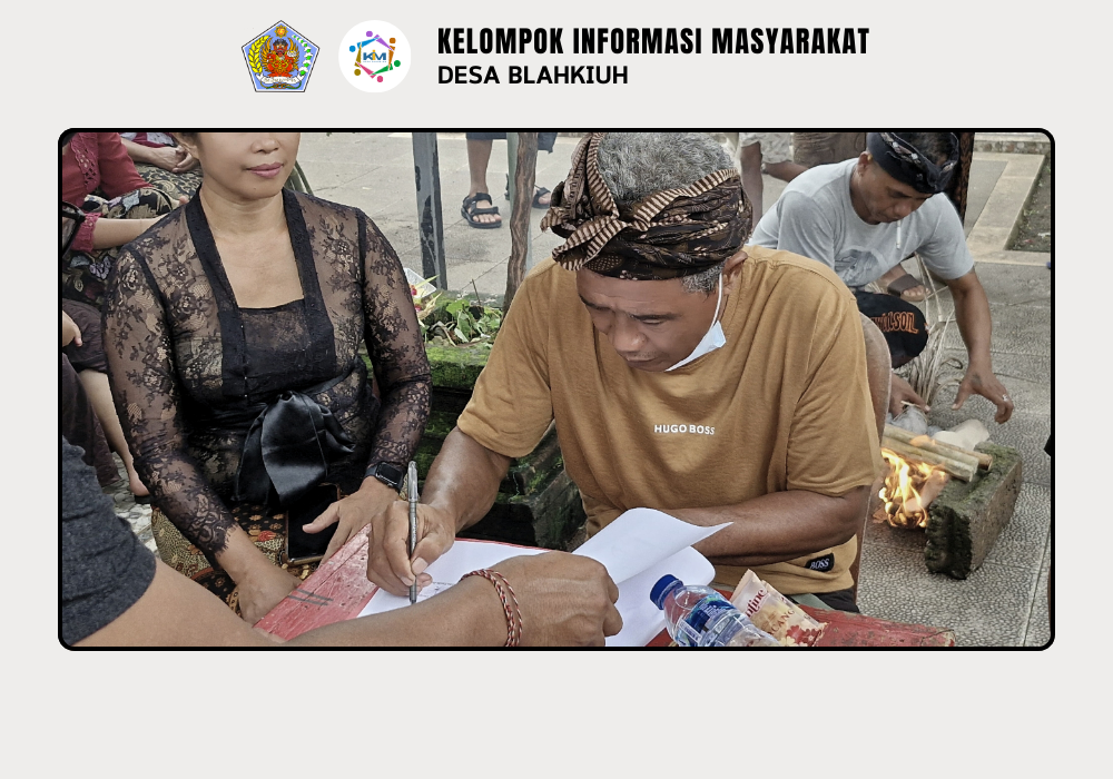 Penyerahan Bantuan Santunan Kematian di Wilayah Banjar Dlodpasar - Image 7