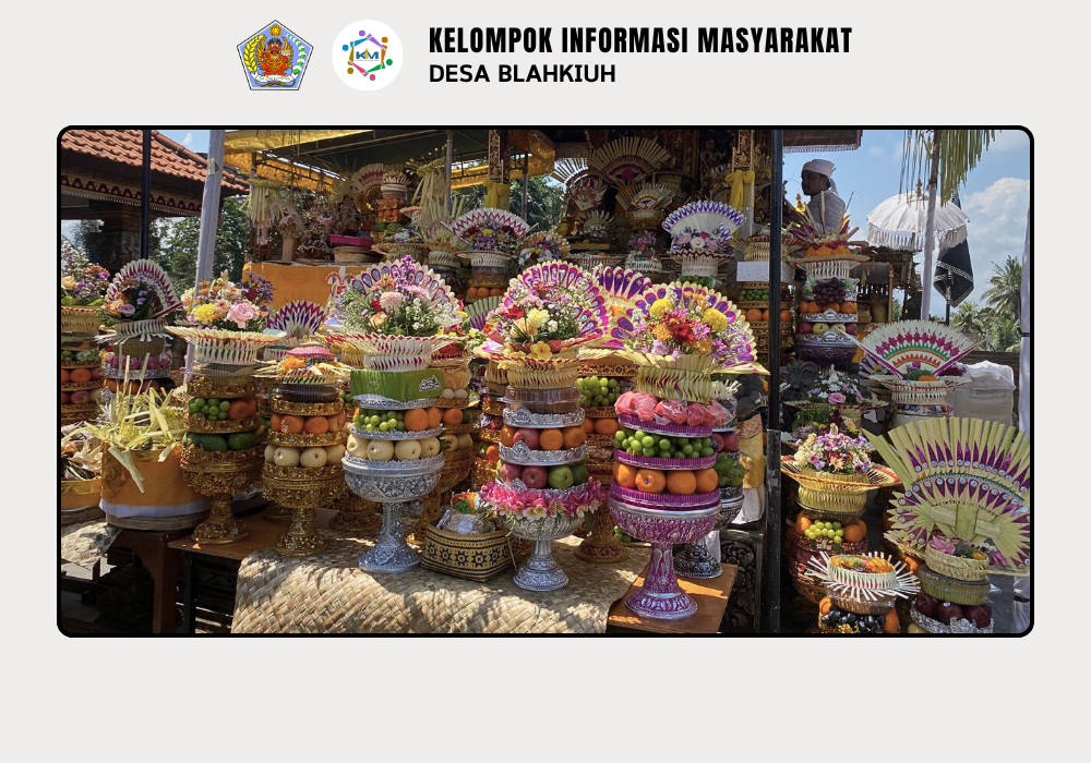 Kegiatan Serah Terima Upakara Piodalan di Pura Melanting Banjar Tengah, Desa Blahkiuh - Image 4