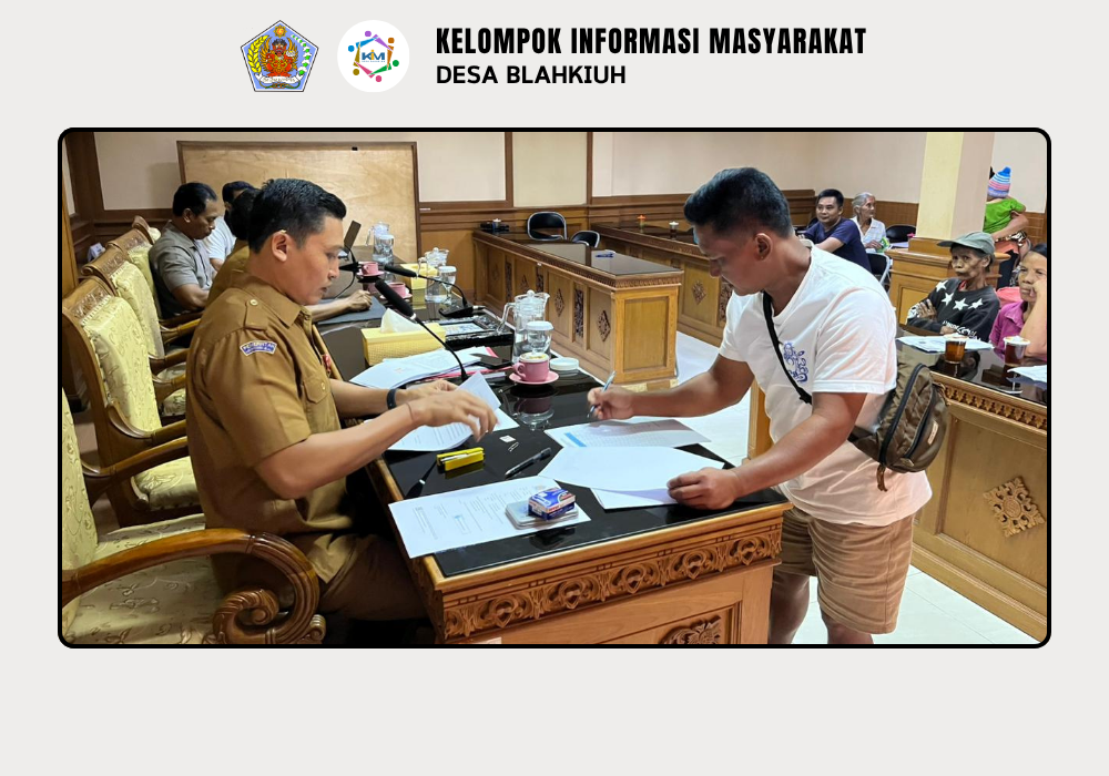 Sosialisasi dan Penandatanganan Surat Pernyataan BLT Desa Blahkiuh Berlangsung Lancar - Image 6