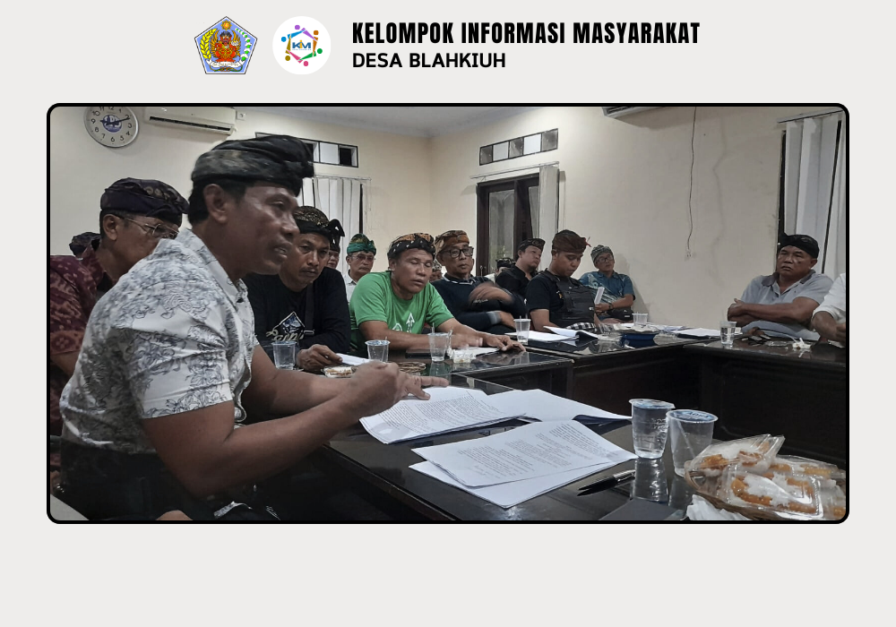 MUSYAWARAH DESA MEMBAHAS NGADEGAN BENDESA ADAT DAN PEMBENTUKAN PANITIA - Image 4