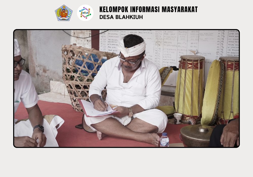 Kegiatan Serah Terima Upakara Piodalan di Pura Dalem Majapahit, Banjar Benehkawan, Desa Blahkiuh - Image 7