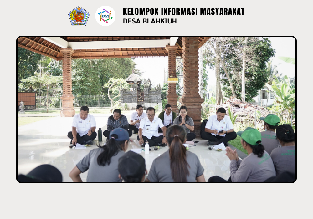 Rapat Evaluasi TPS 3R Kubon Ampas Sari Desa Blahkiuh - Image 3