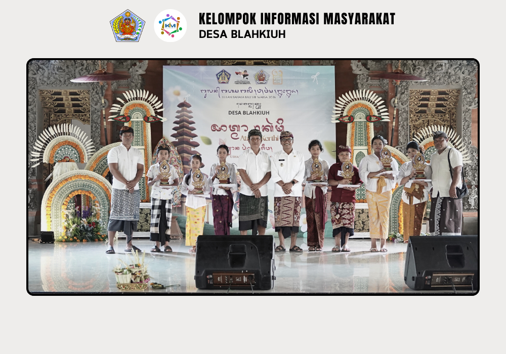 Perayaan Bulan Bahasa Bali Desa Blahkiuh Tahun 2026 Berlangsung Meriah - Image 10