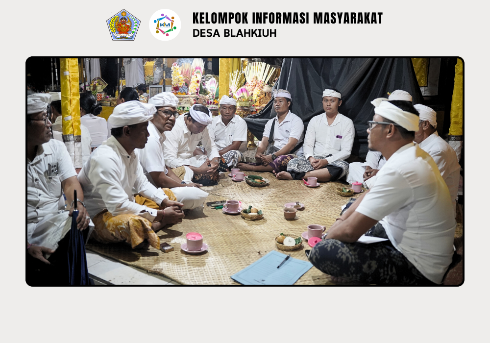Kegiatan Serah Terima Upakara Piodalan di Pura Dalem Suci Br. Tengah dan Pura Manik Angkeran Br. Ulapan I, Desa Blahkiuh - Image 6