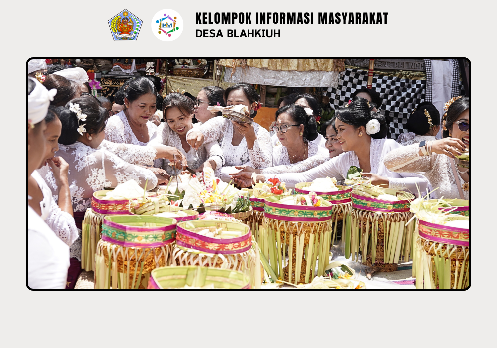 Peninjauan Kegiatan Ngaturang Rayunan Melingkeh di Pura Dalem Tungkub dan Piodalan Ring Pura Dalem Desa Adat Pikah - Image 8