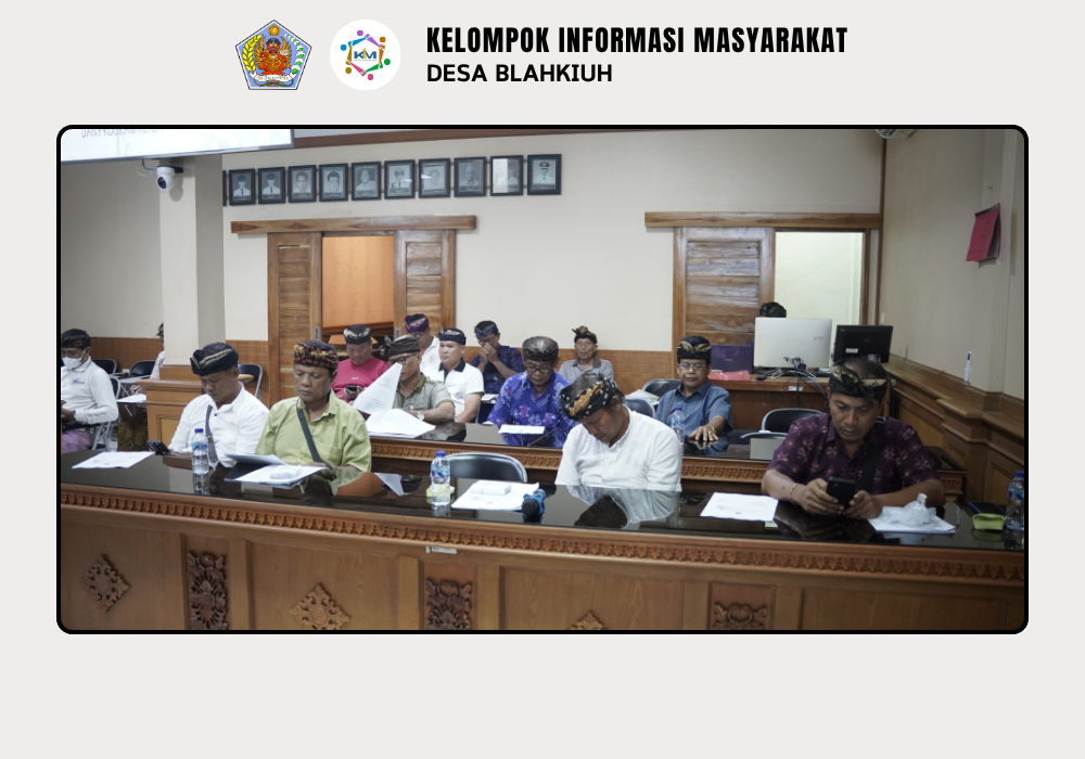 Rapat Penyampaian RAPBDAT Desa Adat Blahkiuh Tahun Anggaran 2025 - Image 3