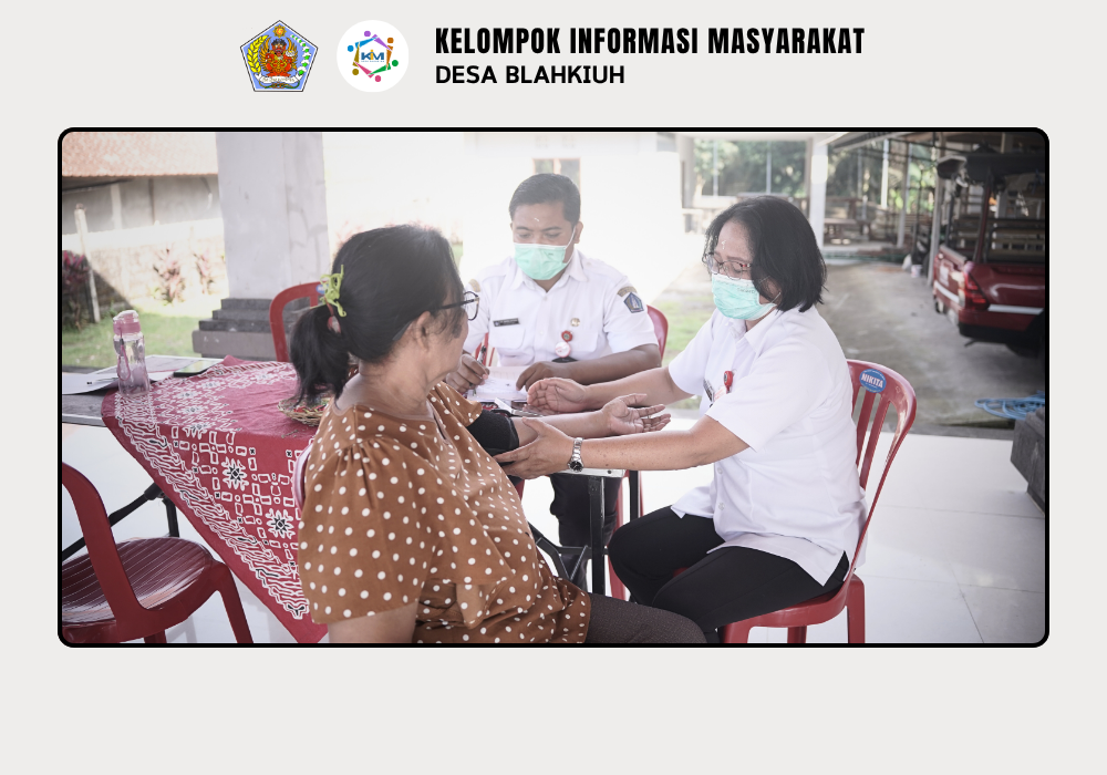 Kegiatan Posyandu Lansia Di Wilayah Banjar Pikah