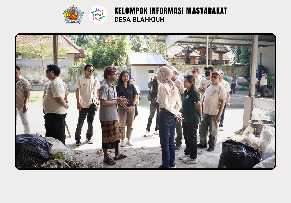 Studi Lapangan Pengelolaan Persampahan DLH Kabupaten Kotabaru di TPS 3R Kubon Ampas Sari Desa Blahkiuh - Image 3