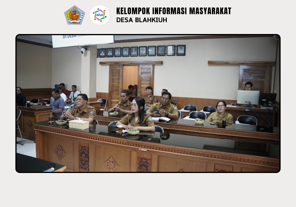 Rapat Persiapan Perayaan Bulan Bahasa Bali ke-VIII Tahun 2026 Bertema “Atma Kerthi Udiana Purnaning Jiwa” di Desa Blahkiuh - Image 3