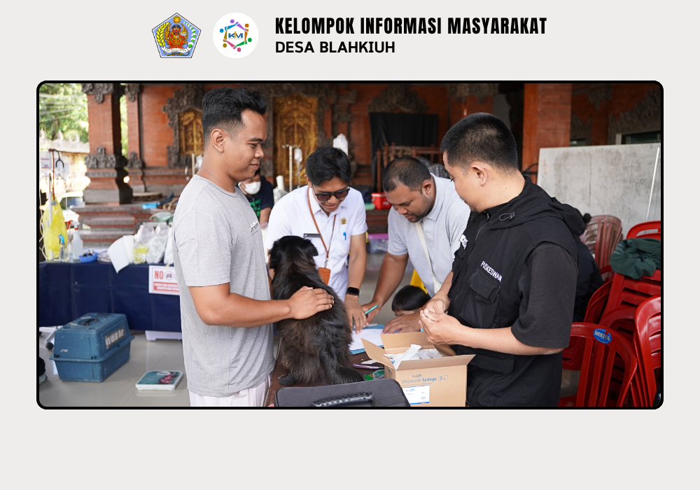Dinas Pertanian dan Pangan Kabupaten Badung Laksanakan Vaksinasi Rabies dan Kontrol Populasi di Desa Blahkiuh - Image 7
