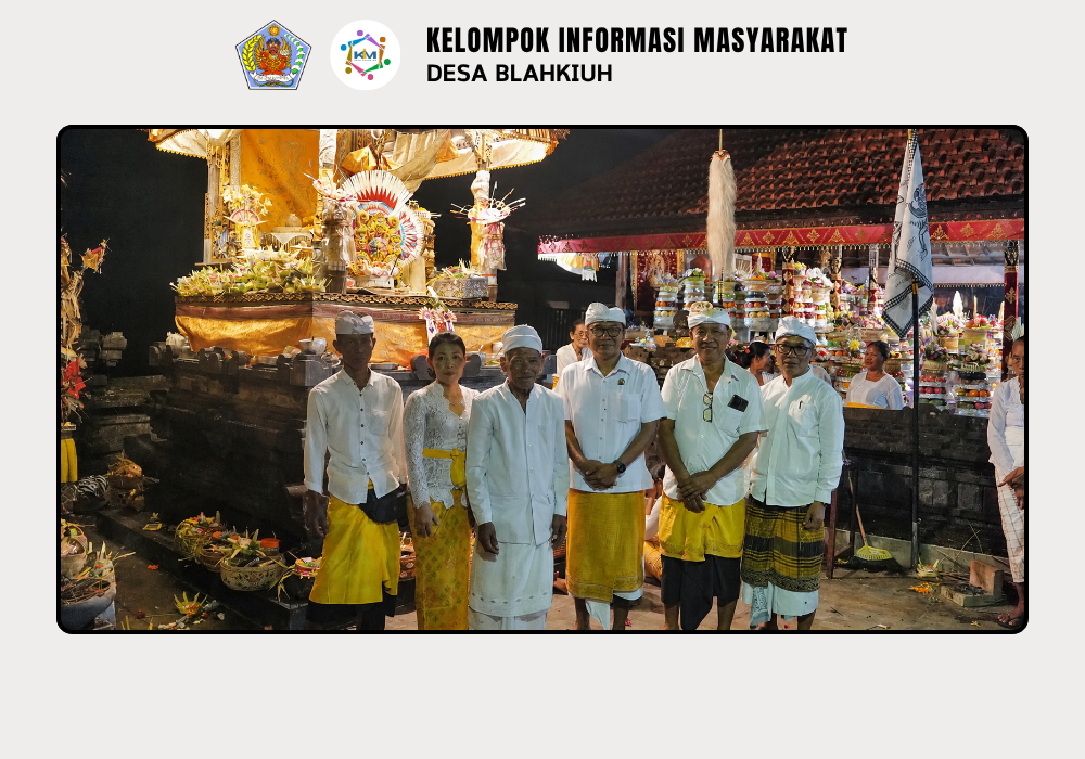 Kegiatan Serah Terima Upakara Piodalan di Pura Prajapati Pikah, Pura Melanting Banjar Ulapan I, dan Pura Melanting Banjar Dlodpasar, Desa Blahkiuh - Image 5