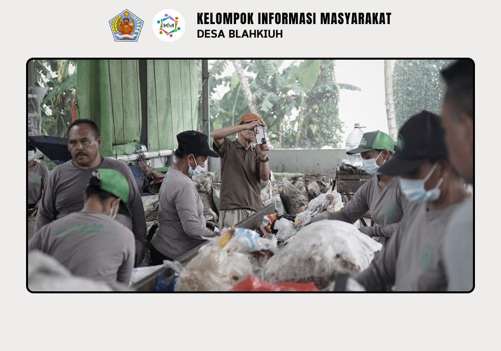Kunjungan Tim Ishibashi dan DLHK Kabupaten Badung ke TPS 3R Kubon Ampas Sari Desa Blahkiuh - Image 8