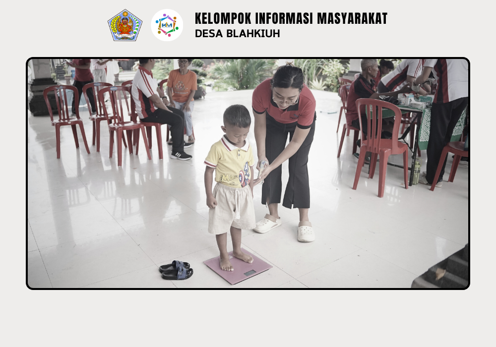 Kegiatan Posyandu Balita di Wilayah Banjar Pikah