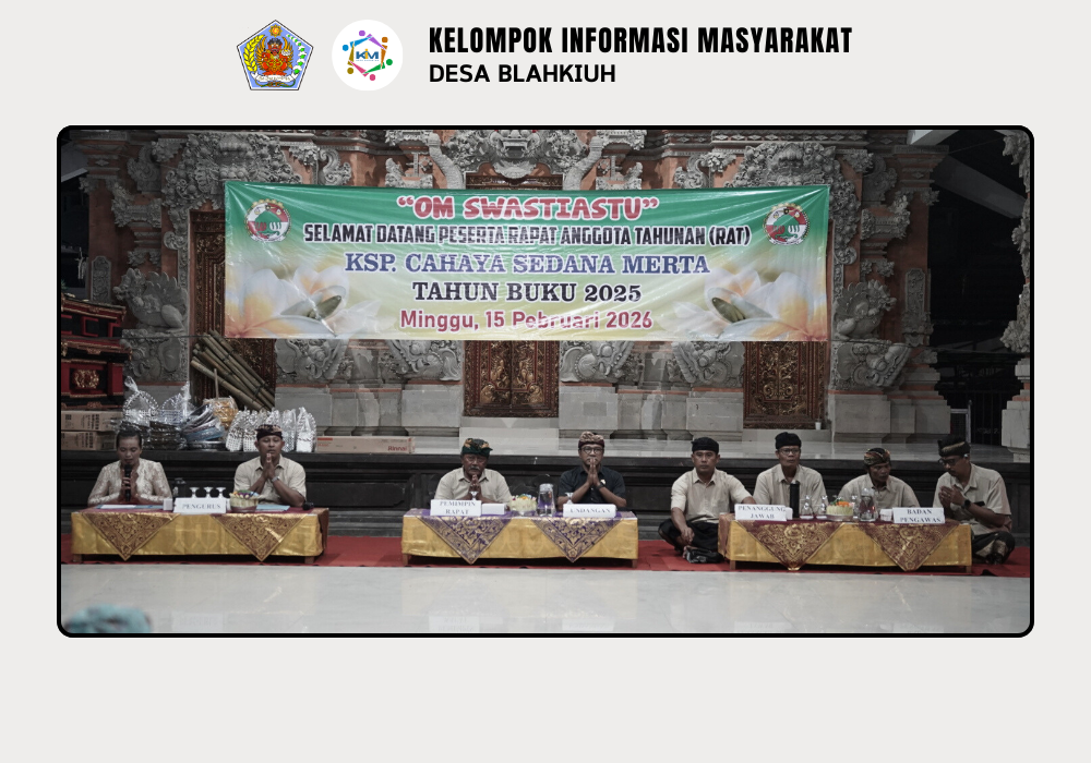 RAT Tahun Buku 2025 Koperasi Cahaya Sedana Merta, Banjar Ulapan I, Desa Blahkiuh - Image 2