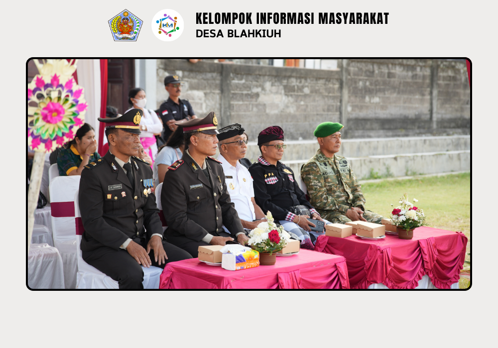 Pemerintah Desa Blahkiuh Ikuti Apel Peringatan Detik-Detik Proklamasi Kemerdekaan RI ke-81 - Image 4