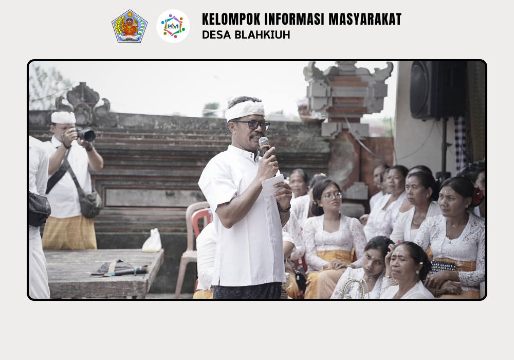 Kegiatan Serah Terima Upakara Piodalan di Pura Pasek Gelgel Banjar Benehkawan dan Pura Pasek Gelgel Banjar Kembangsari, Desa Blahkiuh - Image 2