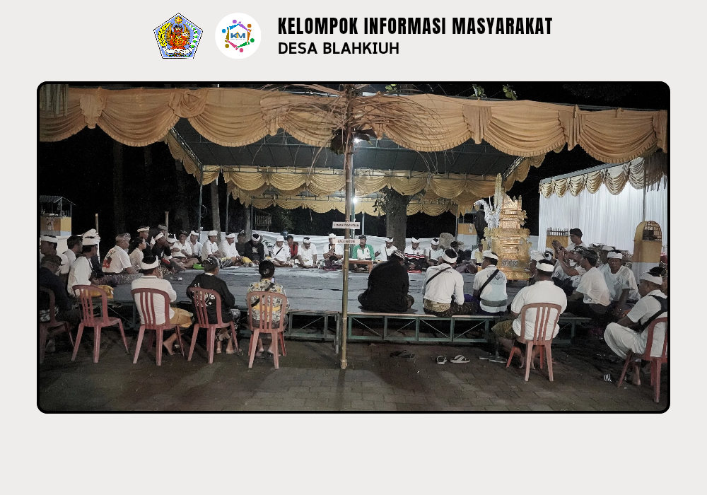 Rapat Evaluasi Persiapan Mamukur Kinembulan Desa Adat Blahkiuh - Image 2