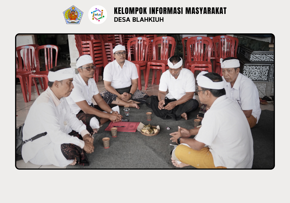 Kegiatan Serah Terima Upakara Piodalan di Pura Melanting, Banjar Benehkawan, Desa Blahkiuh - Image 2