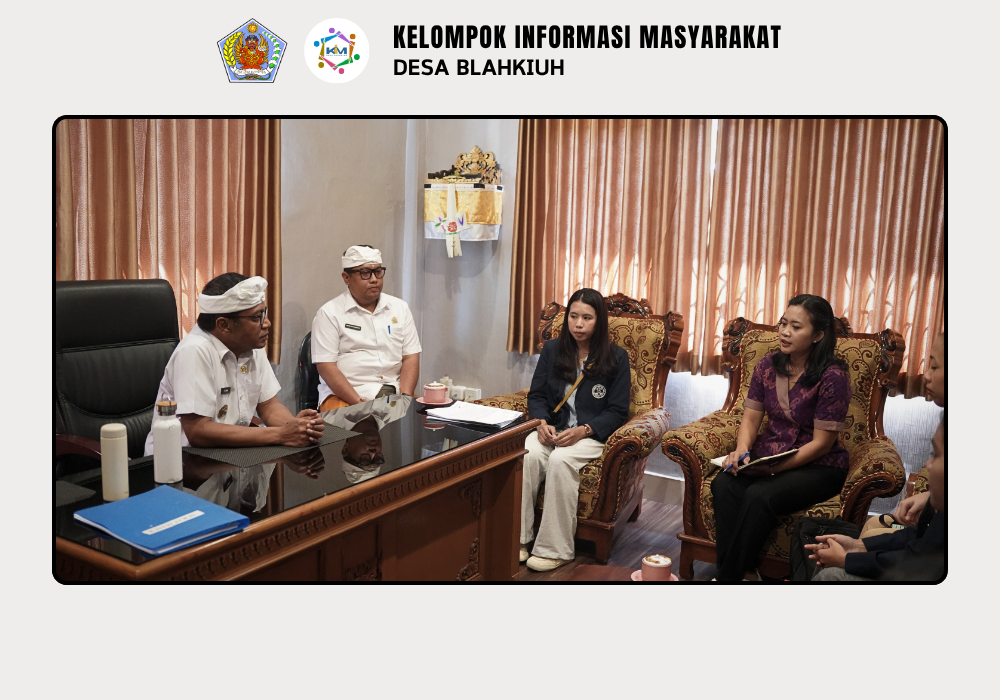 Koordinasi Dosen dan Mahasiswa KKN Universitas Dhyana Pura Bersama Pemerintah Desa Blahkiuh - Image 2
