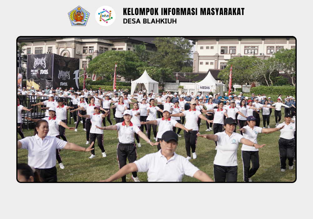 TP-PKK Desa Blahkiuh Meriahkan Senam Adi Cipta, Sat Kerthi Loka Bali, dan Garbasari pada HUT Mangupura 2025 - Image 5