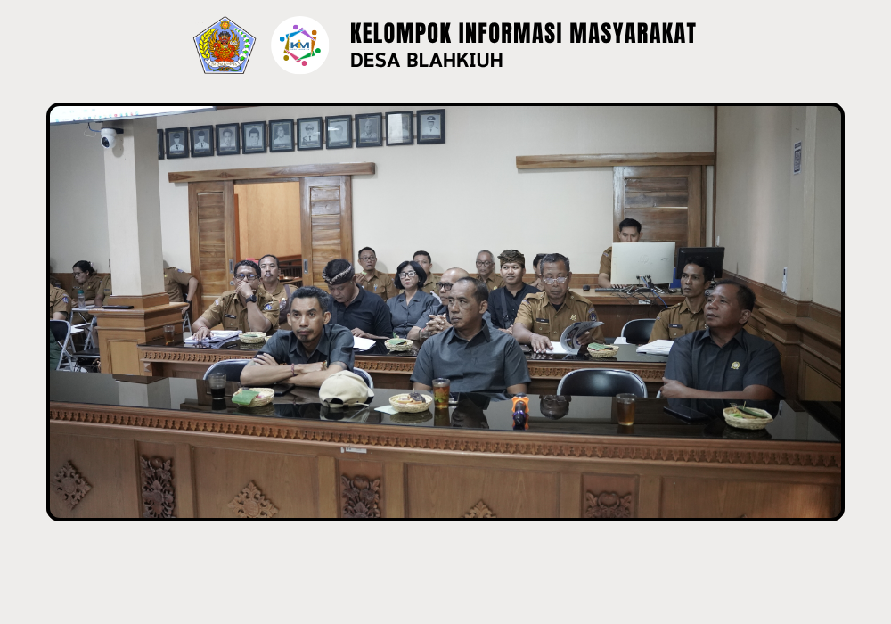 Rapat Persiapan Pemaparan dan Klarifikasi Lapangan Lomba Evaluasi Perkembangan Desa Tingkat Kabupaten Badung - Image 2