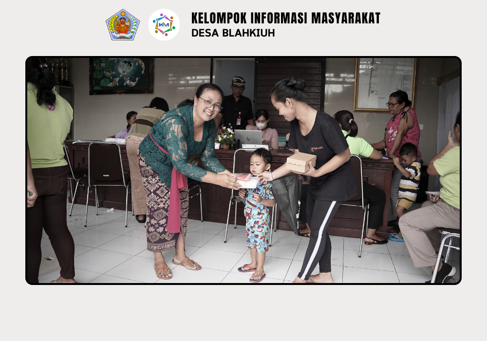 Kegiatan Posyandu Balita di Wilayah Banjar Dlodpasar