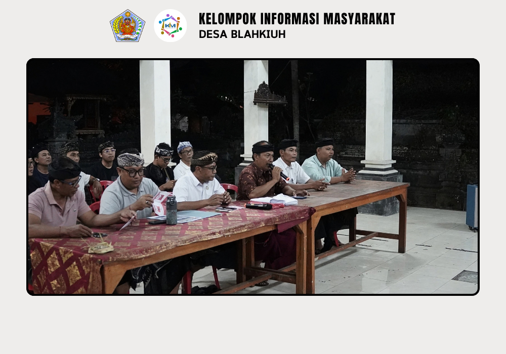 Penyampaian Hasil Tes Kompetensi dan Pengenalan Calon Kepala Kewilayahan Banjar Benehkawan - Image 3