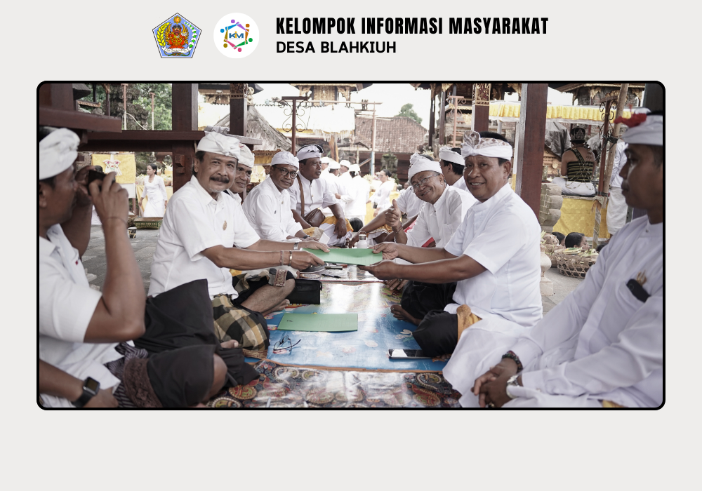 Upacara Pejayan–Jayan Bandesa Adat Blahkiuh Masa Bakti 2025–2030 - Image 7