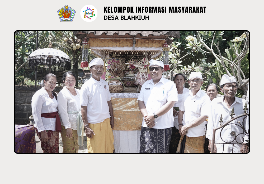Kegiatan Serah Terima Upakara Piodalan Pura Dalem Alit Br. Ulapan I, Pura Ratu Ngurah Br. Benehkawan, Pura Taman Cebluk, Pura Ratu Ngurah Rambut Sedana Br. Dlodpasar, dan Pura Melanting Pasar - Image 4