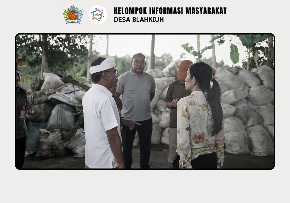 Kunjungan Tim Ishibashi dan DLHK Kabupaten Badung ke TPS 3R Kubon Ampas Sari Desa Blahkiuh - Image 5