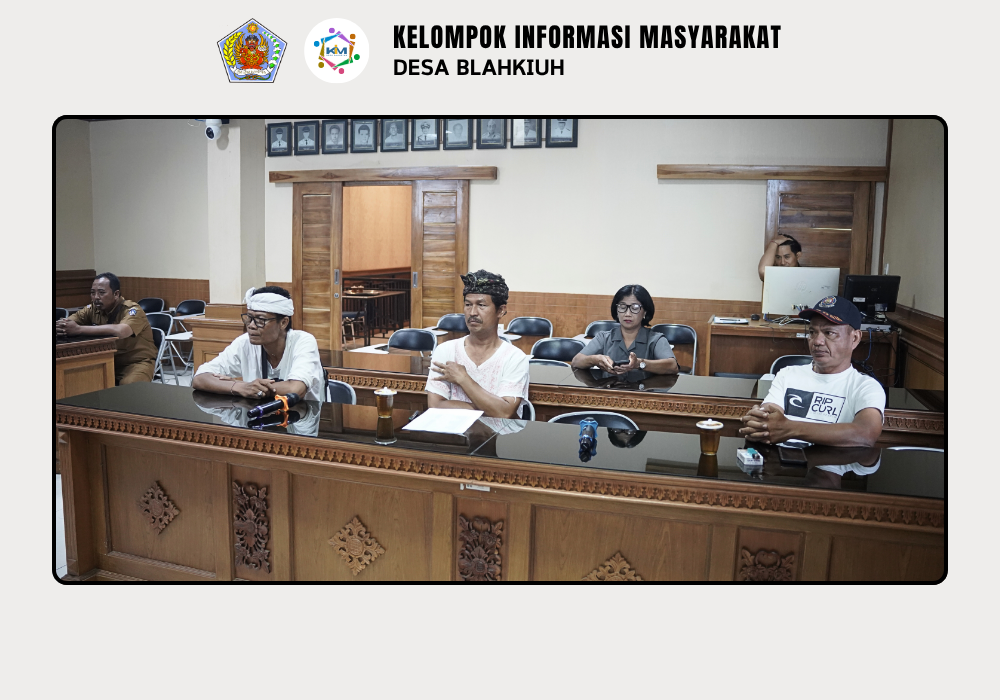 Pembentukan Calon Ketua dan Anggota TPK Pavingisasi Jln. Banten wilayah Banjar Ulapan I serta TPK Pembinaan Banjar Adat se-Desa Blahkiuh - Image 2