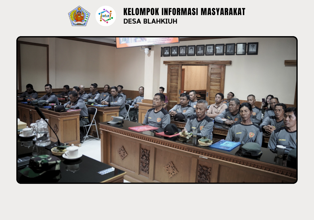 Bimbingan Teknis Peningkatan Kapasitas Linmas Desa Blahkiuh - Image 5