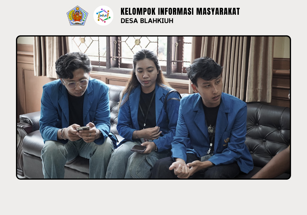 Kunjungan mahasiswa KKN Warmadewa membahas mengenai program awal yang akan dilaksanakan di Desa Blahkiuh - Image 2