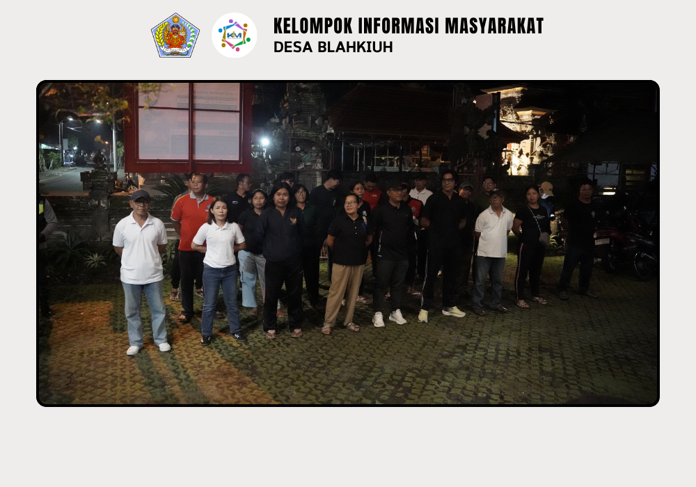 Linmas Desa Blahkiuh Melaksanakan Ronda di Wilayah Desa Blahkiuh - Image 6