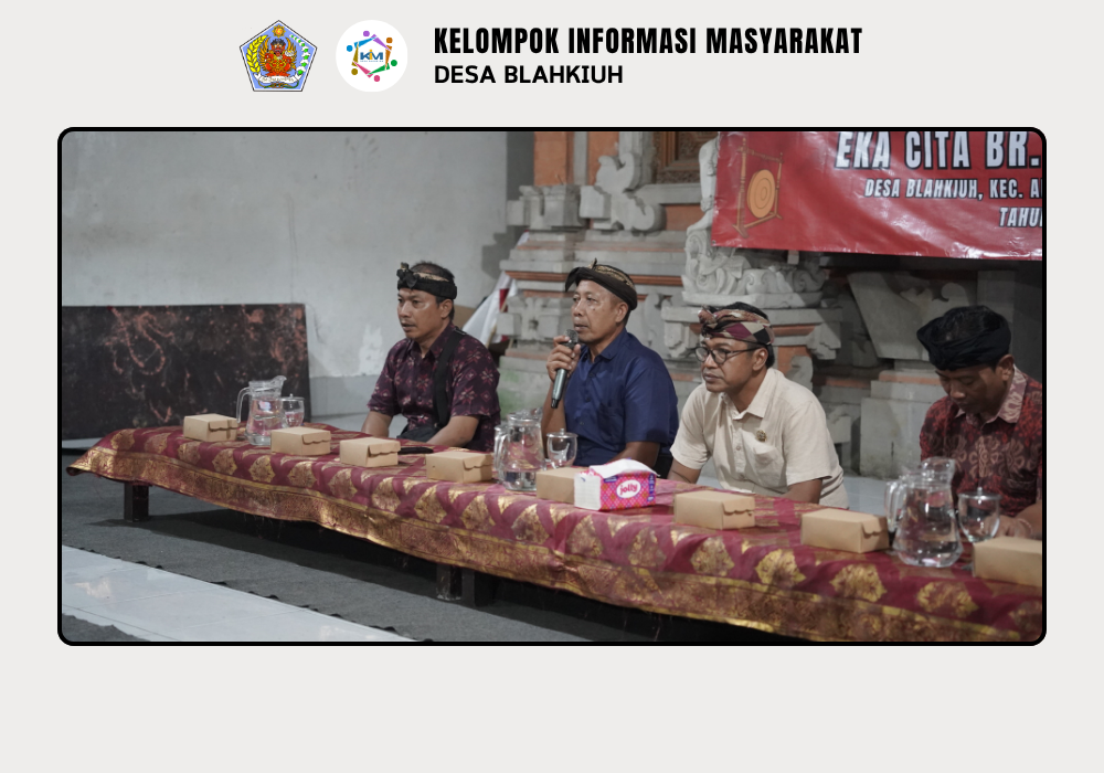 Pembinaan Sekaa Gong Eka Cita Banjar Benehkawan, Desa Blahkiuh - Image 2