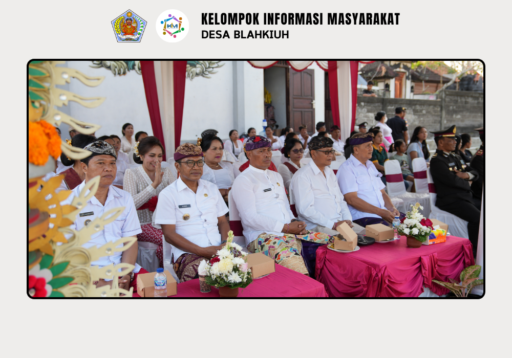 Pemerintah Desa Blahkiuh Ikuti Apel Peringatan Detik-Detik Proklamasi Kemerdekaan RI ke-81 - Image 3