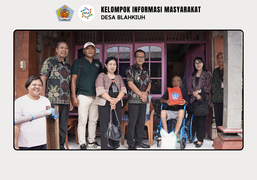 Penyerahan Bantuan Kursi Roda, Alat Bantu Dengar, dan Sembako dari Dinas Sosial Kabupaten Badung untuk Warga Desa Blahkiuh yang Membutuhkan - Image 9