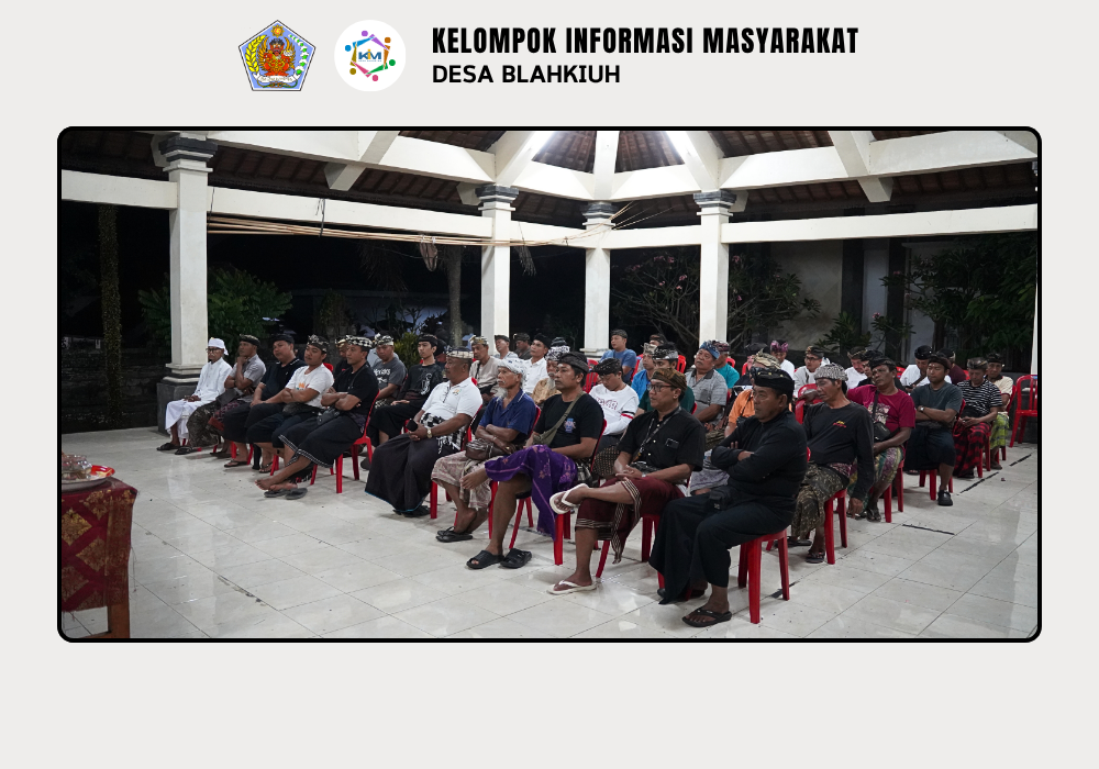 Rapat Penjaringan Perangkat Desa Kewilayahan Banjar Benehkawan - Image 8