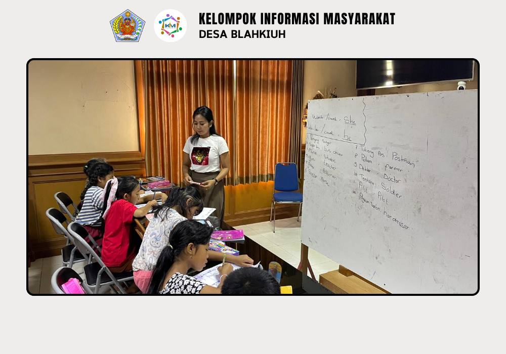 Bimbingan Belajar Bahasa Inggris di Desa Blahkiuh - Image 4